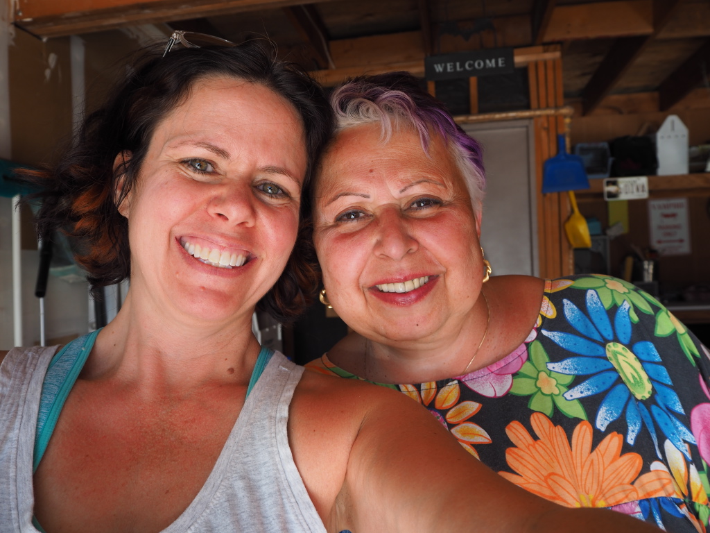 Me and Judith Granese - a great teacher.
