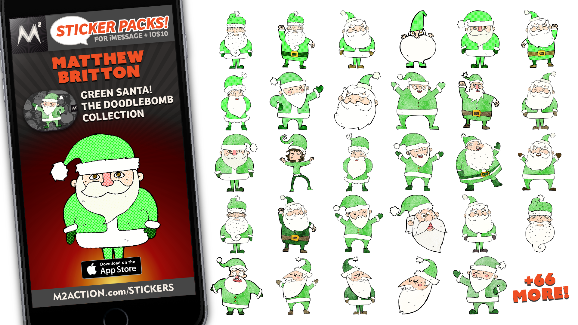 M2_Stickers_Promos_Dec2016_MatthewBritton_DoodleBomb_GreenSanta.png