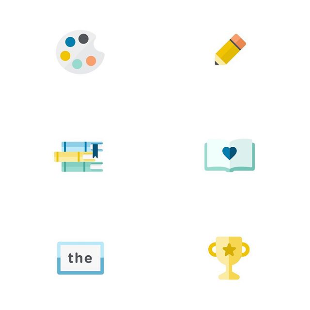 A small collection of the many icons I&rsquo;ve been working on over at @learnwithhomer. [Swipe for 2nd state animation concepts]
&bull;
&bull;
I haven&rsquo;t always been very vocal about the work I do full-time as a designer, but this is also a hug