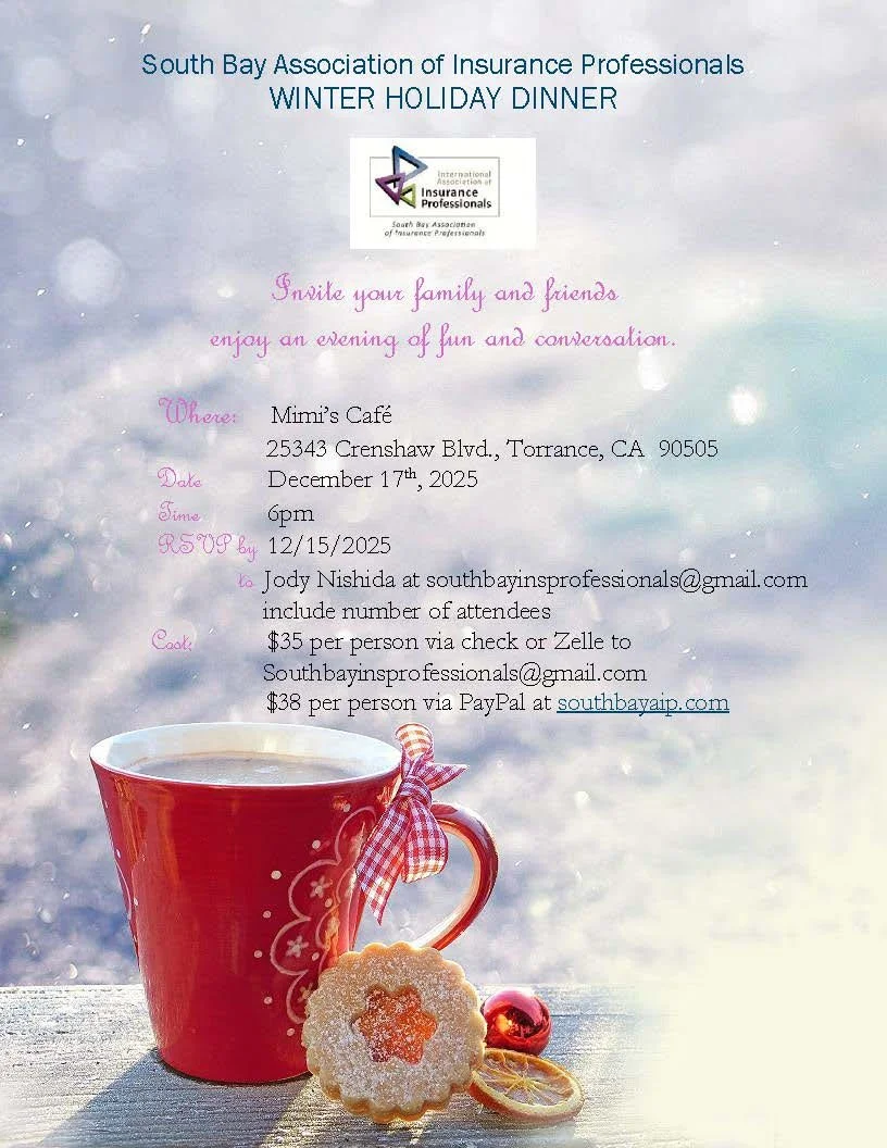 SBAIP Winter Holiday Dinner