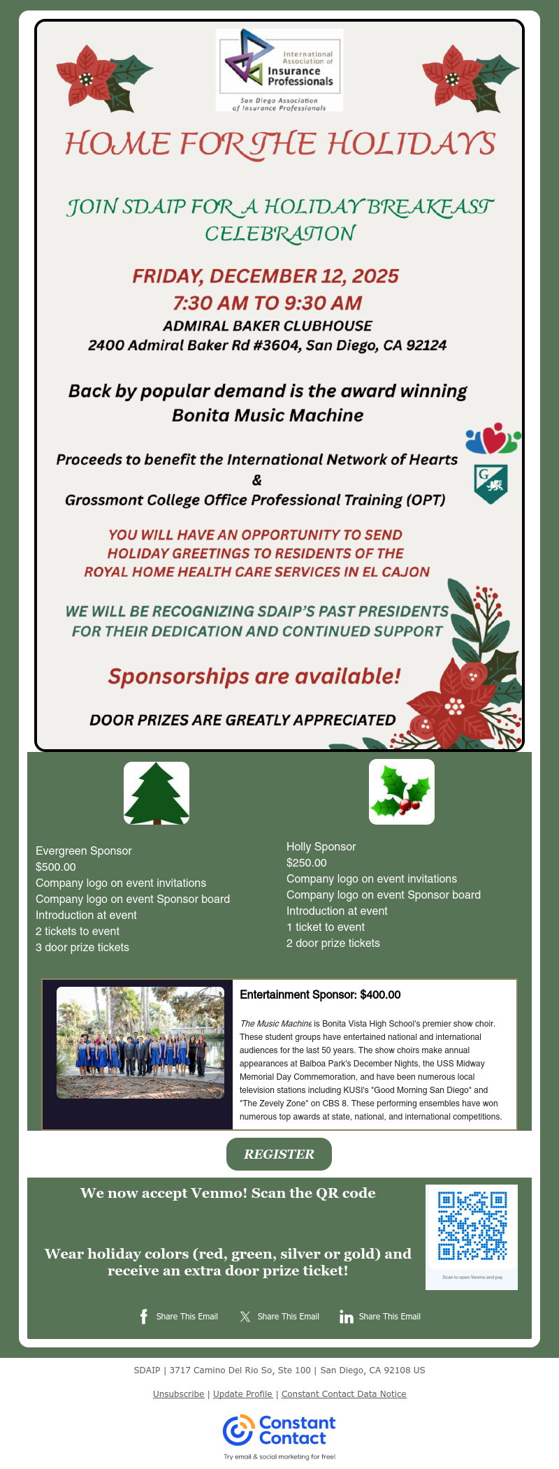 SDAIP Holiday Breakfast
