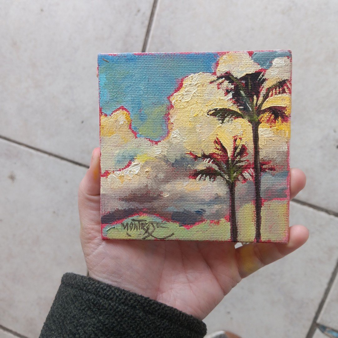 43/100

My 100 day project from last year is spilling over into this year. Whoops! Some more mini palm trees coming your way.

.

@dothe100dayproject

#the100dayproject #the100dayproject2024 #the100dayproject2025 #sandiegoartclasses #oneofakindart #f