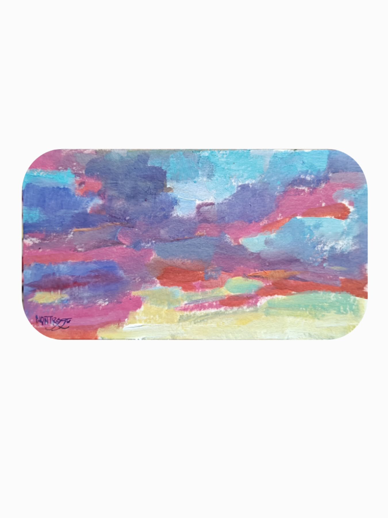 Some later sunset colors from the previous sunset plein air painting I posted. I haven't studied these colors so much in person, so sitting at discount tire for an hour was a good forced opportunity! 
.
#sunsetpainting #sandiego #sunsetclouds #minipa