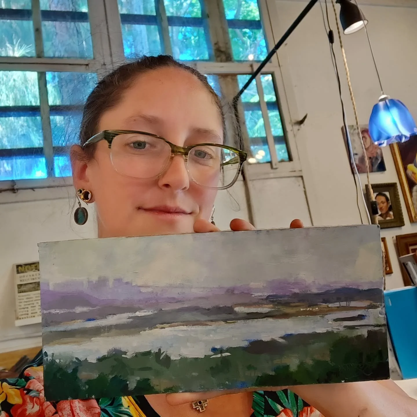 After this one gets framed up it will be available at the Golden Pine Gallery in Idyllwild! 
.
#katesessionspark #sandiegoartist #pleinairpainter #smalllandscapepainting #overlookpainting