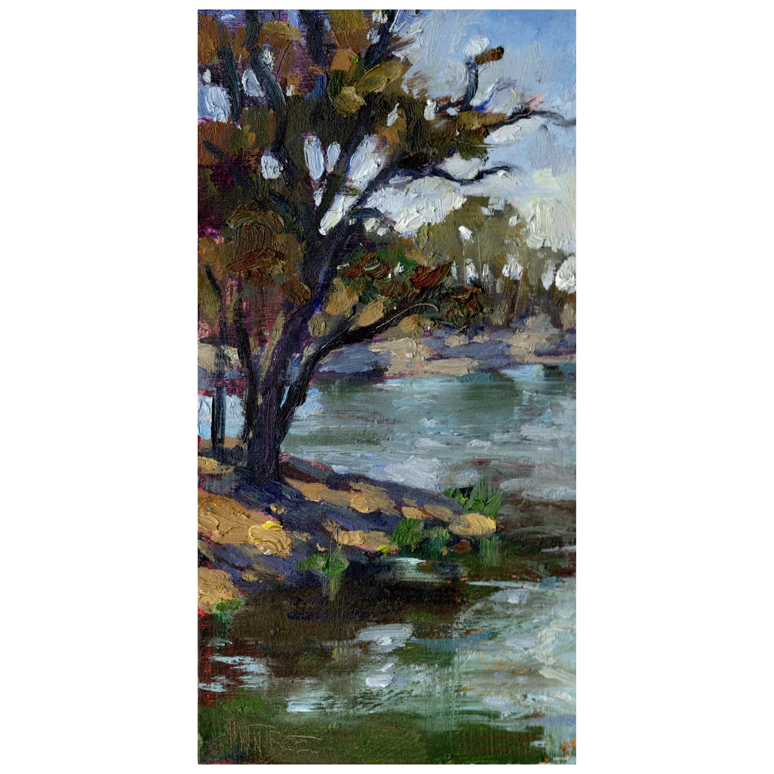 "Trustworthy" original oil painting