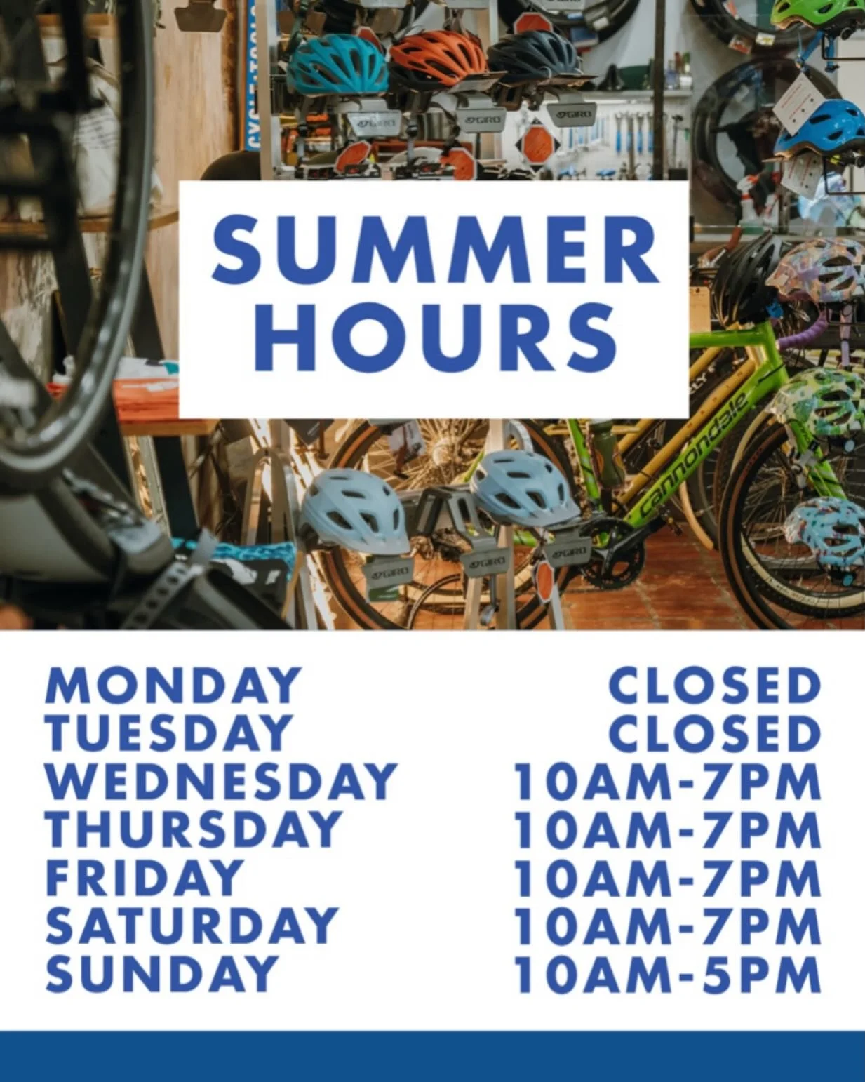 FYI ☝️ closing Mondays &amp; Tuesdays for a lil while