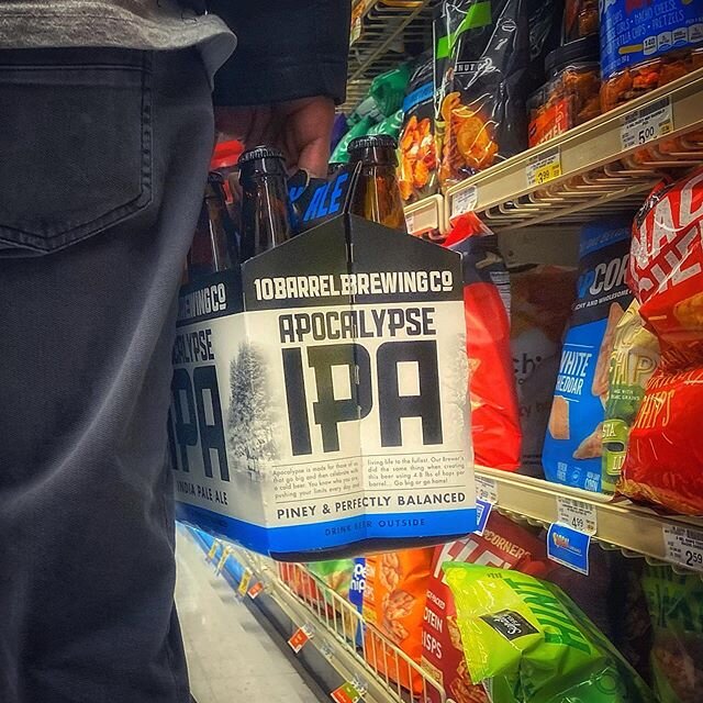 The right drink for the right situation.  Amiright? #everybodysfreakingout #apocalypse #zombieapocalypse #coronavirus #covid-19 #safeway #therightwaytoprep #beer #getmethroughthis