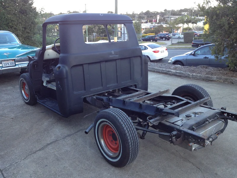55 Chev pickup truck restoration - ol' school garage (18).jpg