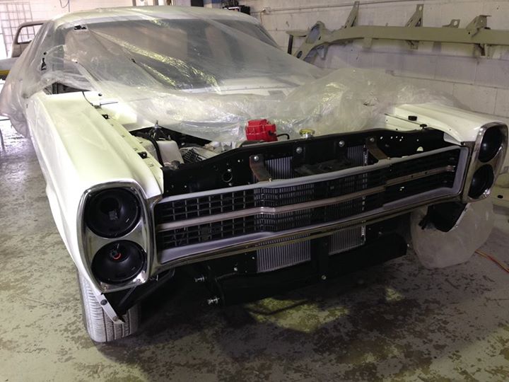 Andrew continues work on reconditioning and assembly our ZC Fairlane project...it will be mint when he is done with it! New trim going in later this week.