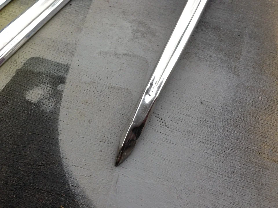 Stainless steel trim repair... — Ol' School Garage