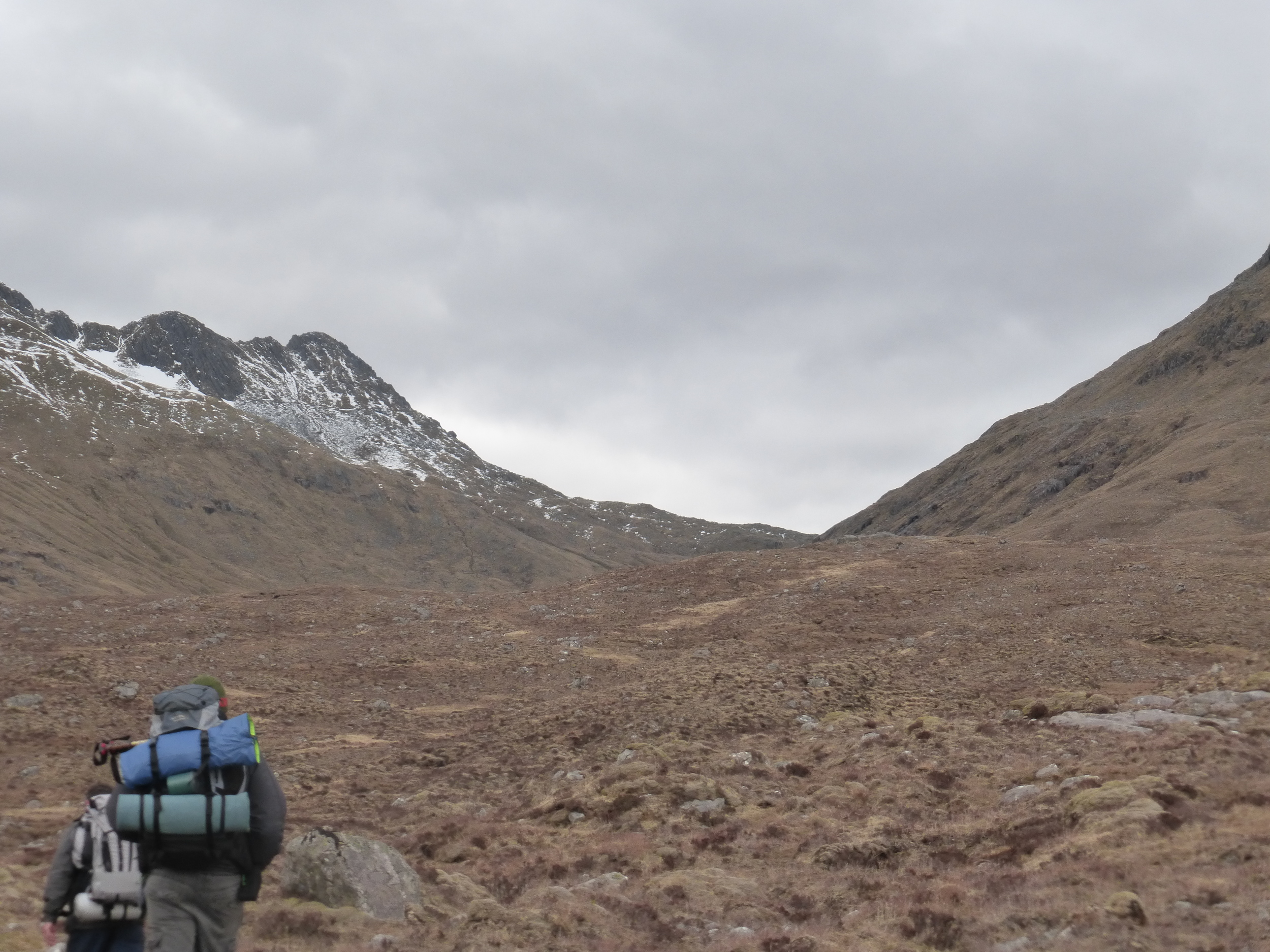 The pathless climb to the bealach between The Saddle and Sgurr Na Sgine doesn't look too bad - until you actual climb it.