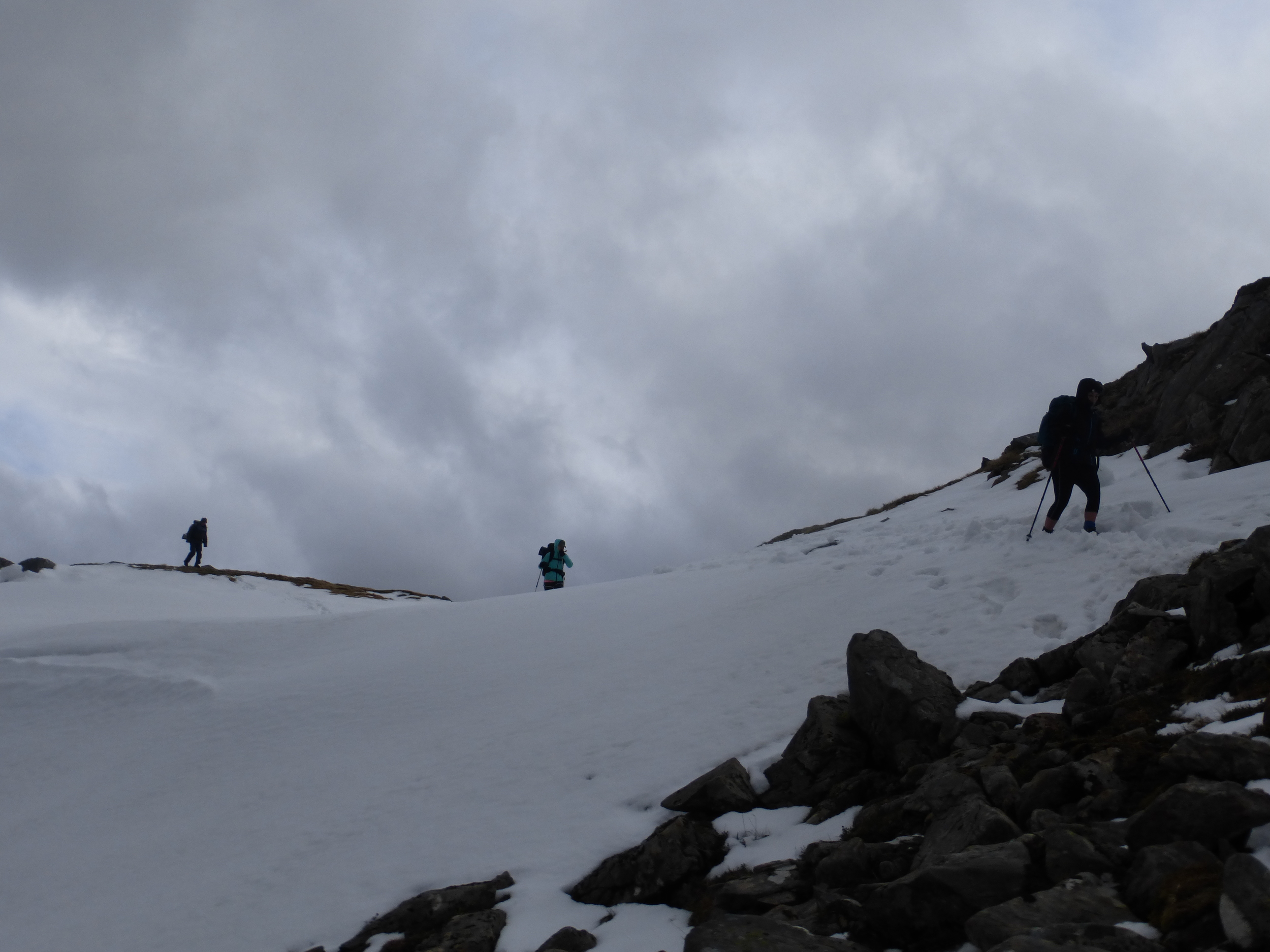 Things were a bit treacherous at Forcan Ridge until we found the path