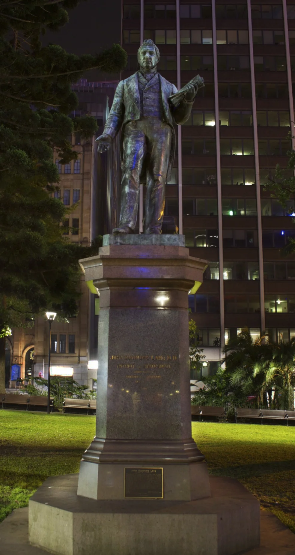 John Dumore Lang - A man of independent thought. He was the minister of Scots Church for 55 years. A pioneer campaigner for responsible government, higher education, the rights of immigrants and respect for the local aboriginal culture.