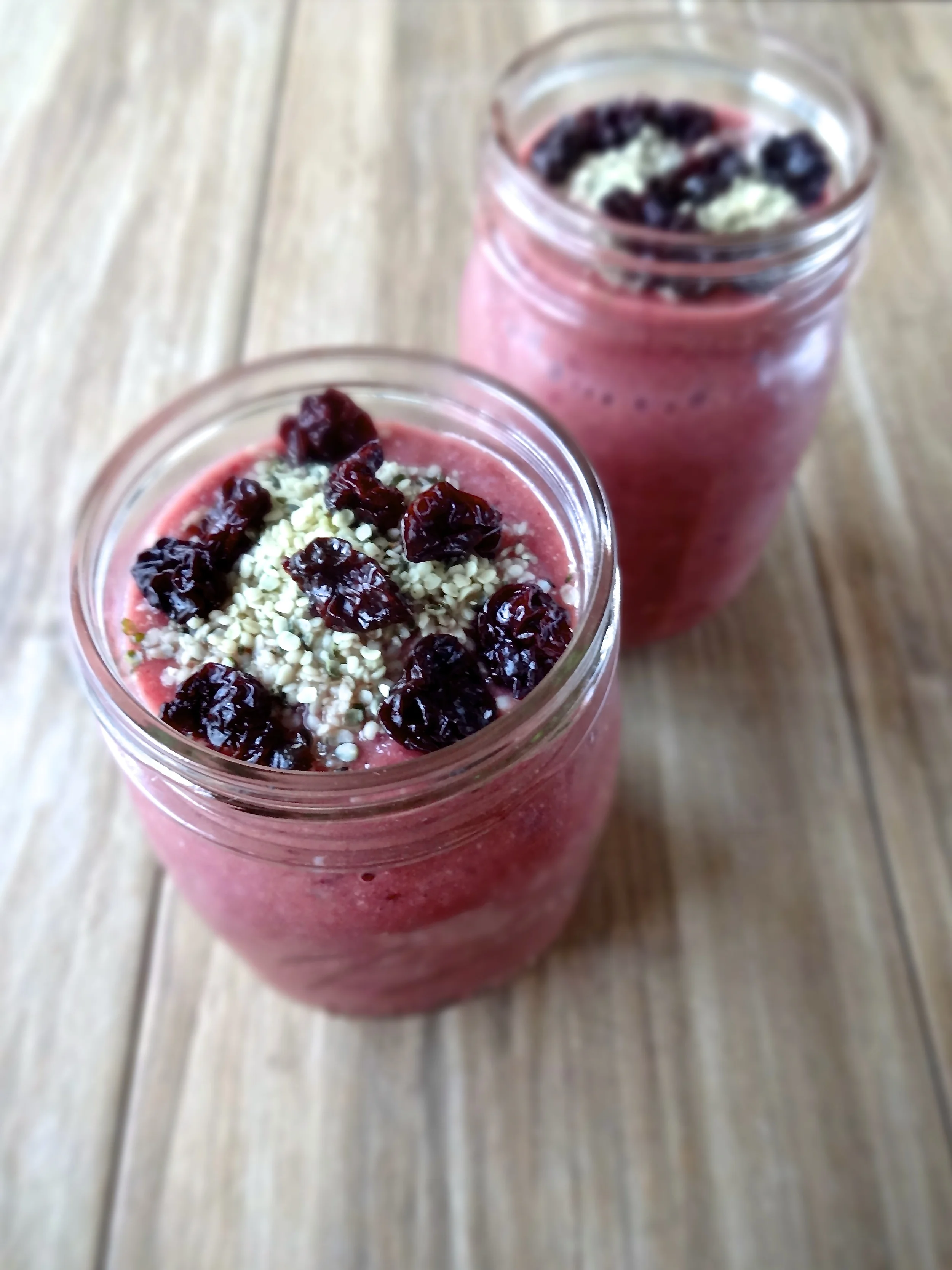 Cherry Hemp Smoothie — Veggies & Gin