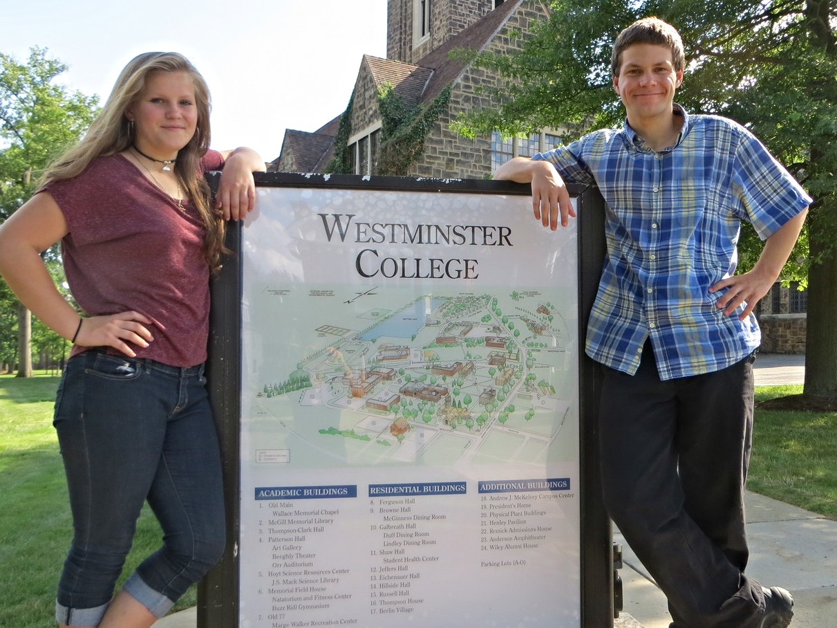 Robert and Frances at Westminster College
