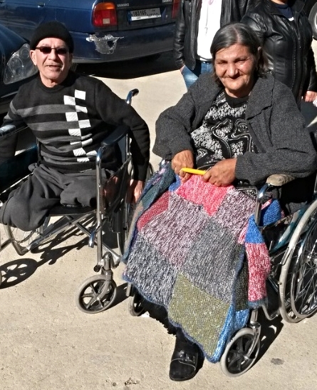 The journey from Iraq was especially arduous for the handicapped and the elderly.