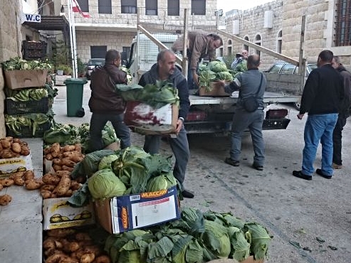 An ecumenical effort in South Lebanon allows for a central distribution site.