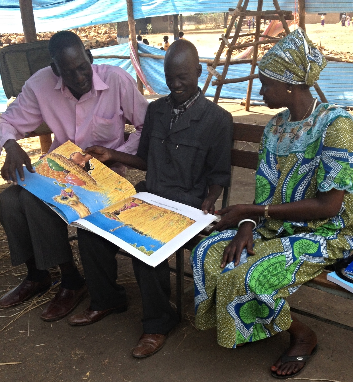 Workshop on how to use Big Books to teach children to read.