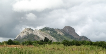 A view of the landscape of Mozambique