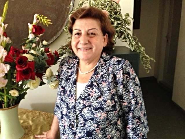 Elham from Sidon (Saida), Lebanon, who filled Toby's bucket this week. We are pretty sure Elham translates to "provider of cookies and all things good."
