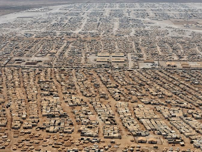 30,000 Syrian refugees make their "home" in the Za'atari Refugee Camp