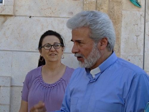Assis Ma’an Bitar and his wife Gwath Hanna of the Mahardeh church. Ma’an also serves in nearby Hama.