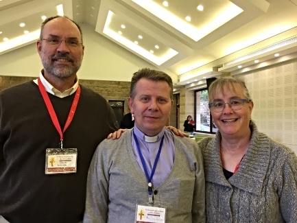 Steve and Julie Burgess with Rev. Ibrahim Nseir of Aleppo