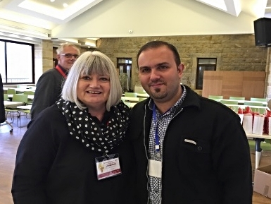 The author with Rev. Mofid Karajili of Homs