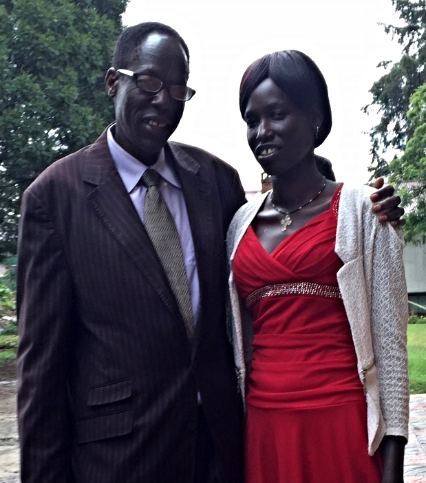Joseph and his daughter, Nyachan