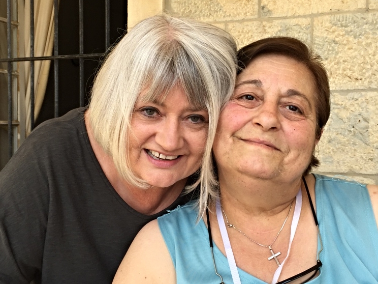 Marilyn and Maha from Marjayoun in Lebanon