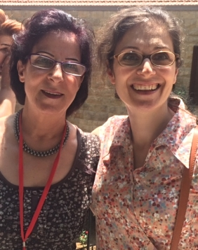 Nisryn with her mother, Nawal from Aleppo