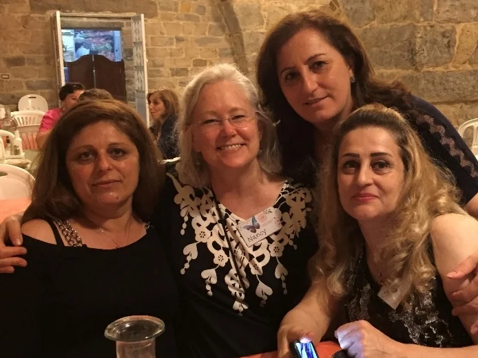 Nancy with our sisters from Mhardeh