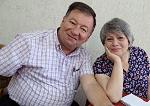 Rev. Haitham Jazrawi and his wife, Mayada