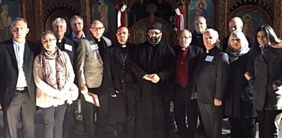  With Father Antonius at the Greek Orthodox Church