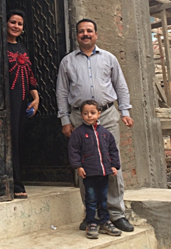 Store-front church – El Moassa Church. The construction next door is their new church!