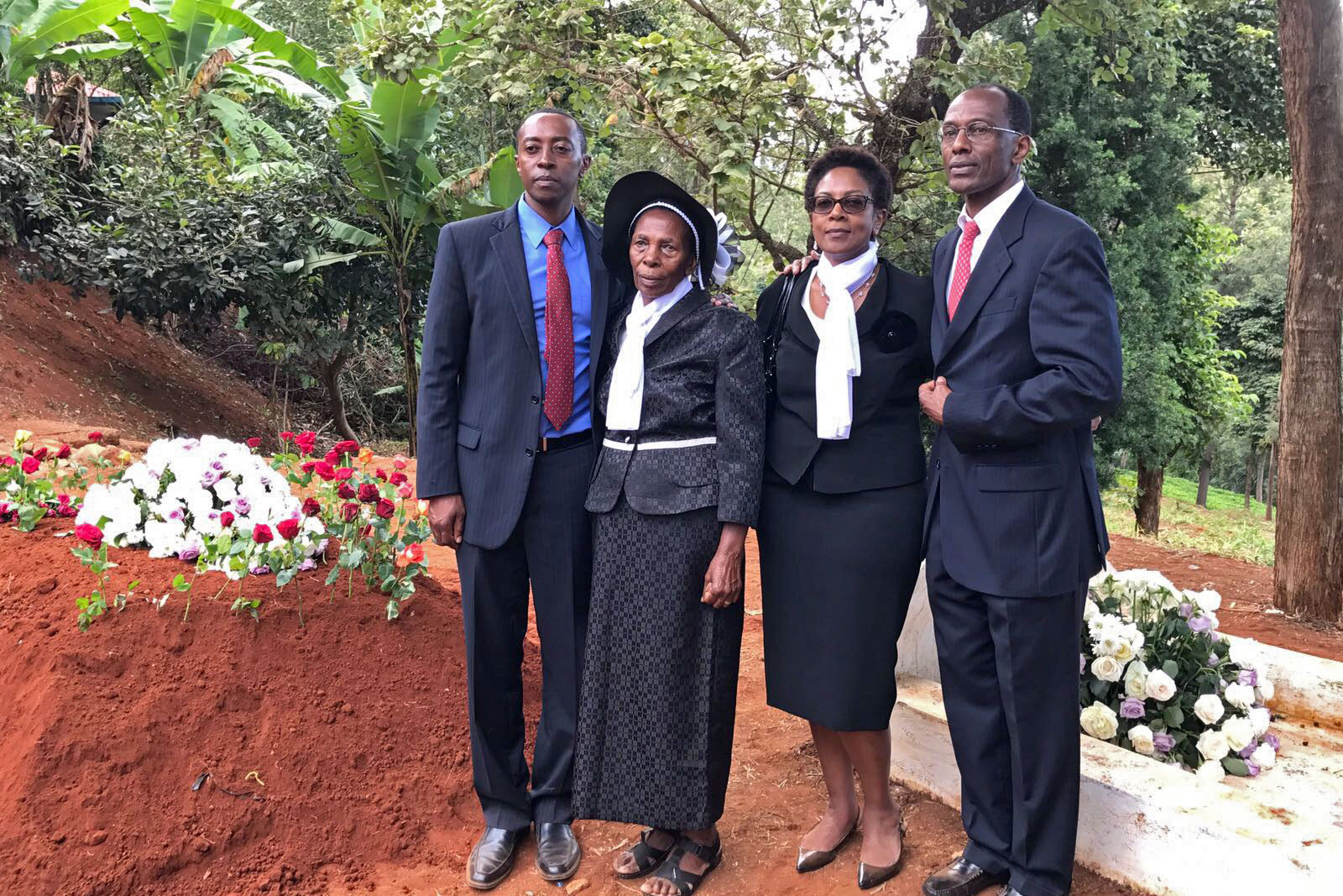 Timothy Muindi, Eunice Muindi, Anne Muindi-Shemenski, and Tennyson Muindi