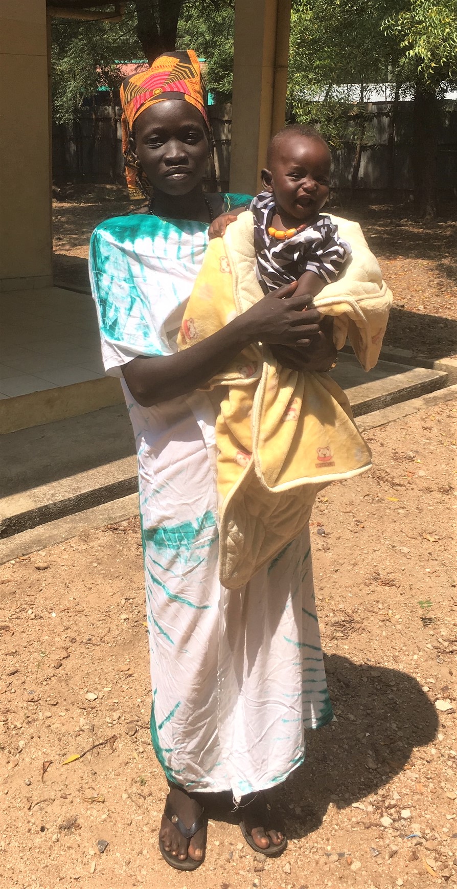  Mary Nyajuok John Palek from Jewi Refugee camp. She came to the first session of the Audio training in June and was VERY pregnant. Now she's back with her first-born, son Boi (meaning Light). She has been named as the leader of the trauma healing gr