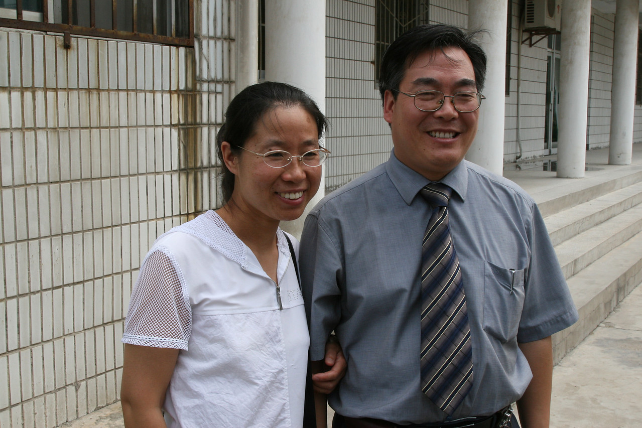  Rev. Wang Hong, left and Rev. Wang Jun, right  Shaanxi Provincial Christian Council leaders 