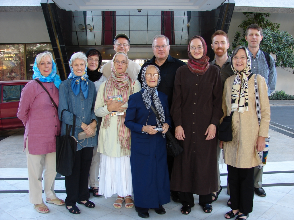 Penny Parker with Outreach group in Iran