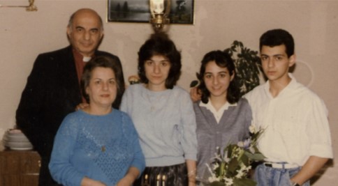 Rev. Michaelian with his family 