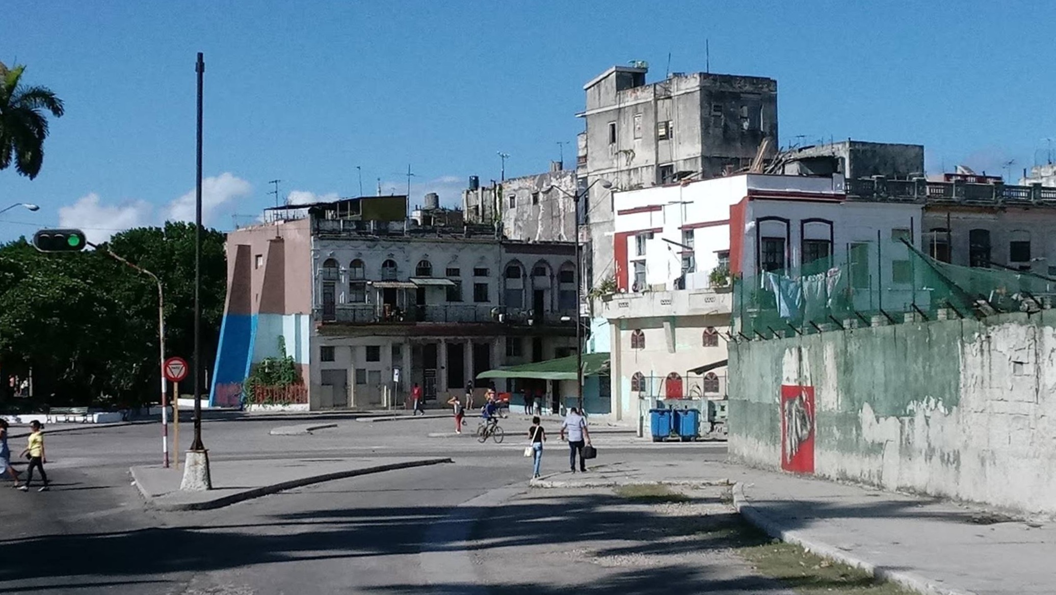A typical neighborhood in Havana