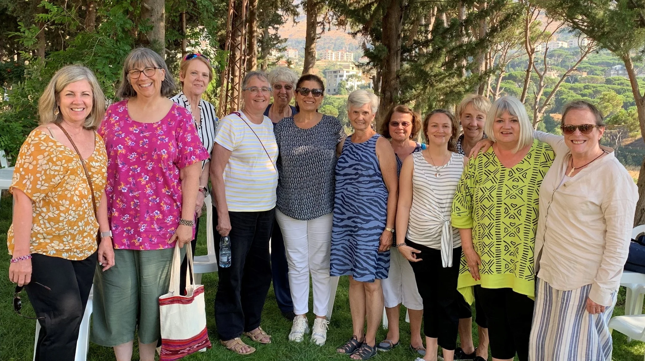 Our Outreach team at Hamlin with Miss Sana Koreh (center, in white pants)