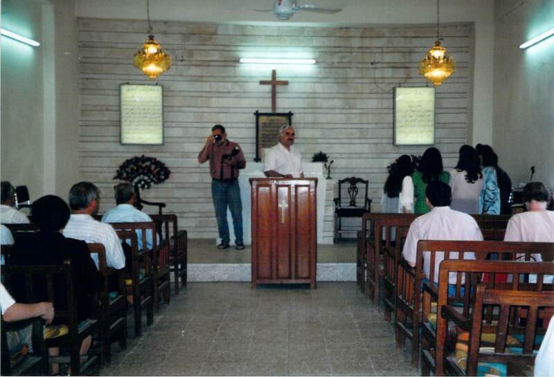  Inside the sanctuary of Mosul Church, 2002 