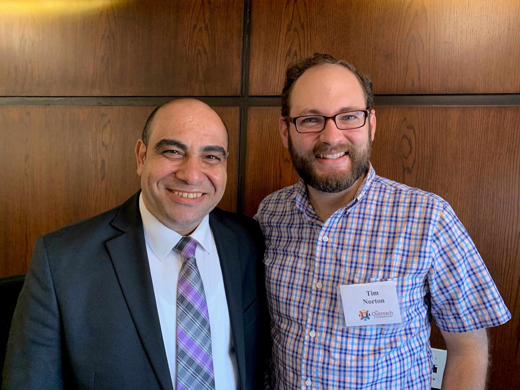  Rev. Nady Labib, Moderator of the Synod of the Nile, with Tim 