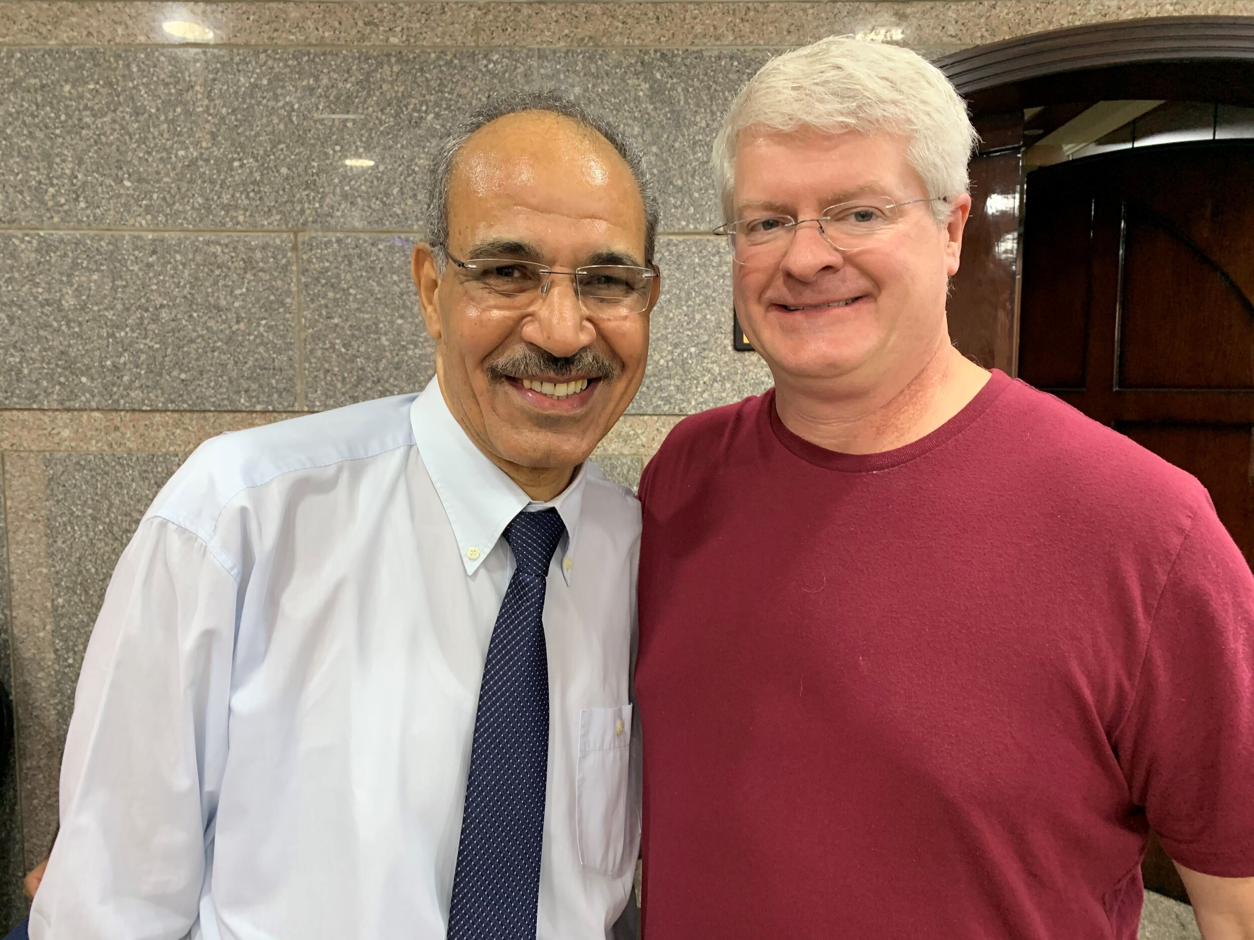  Mutually Encouraged: two pastors meet (Magdy Gendy of Naga Hammadi and Brian Stewart of Greenville, SC) 