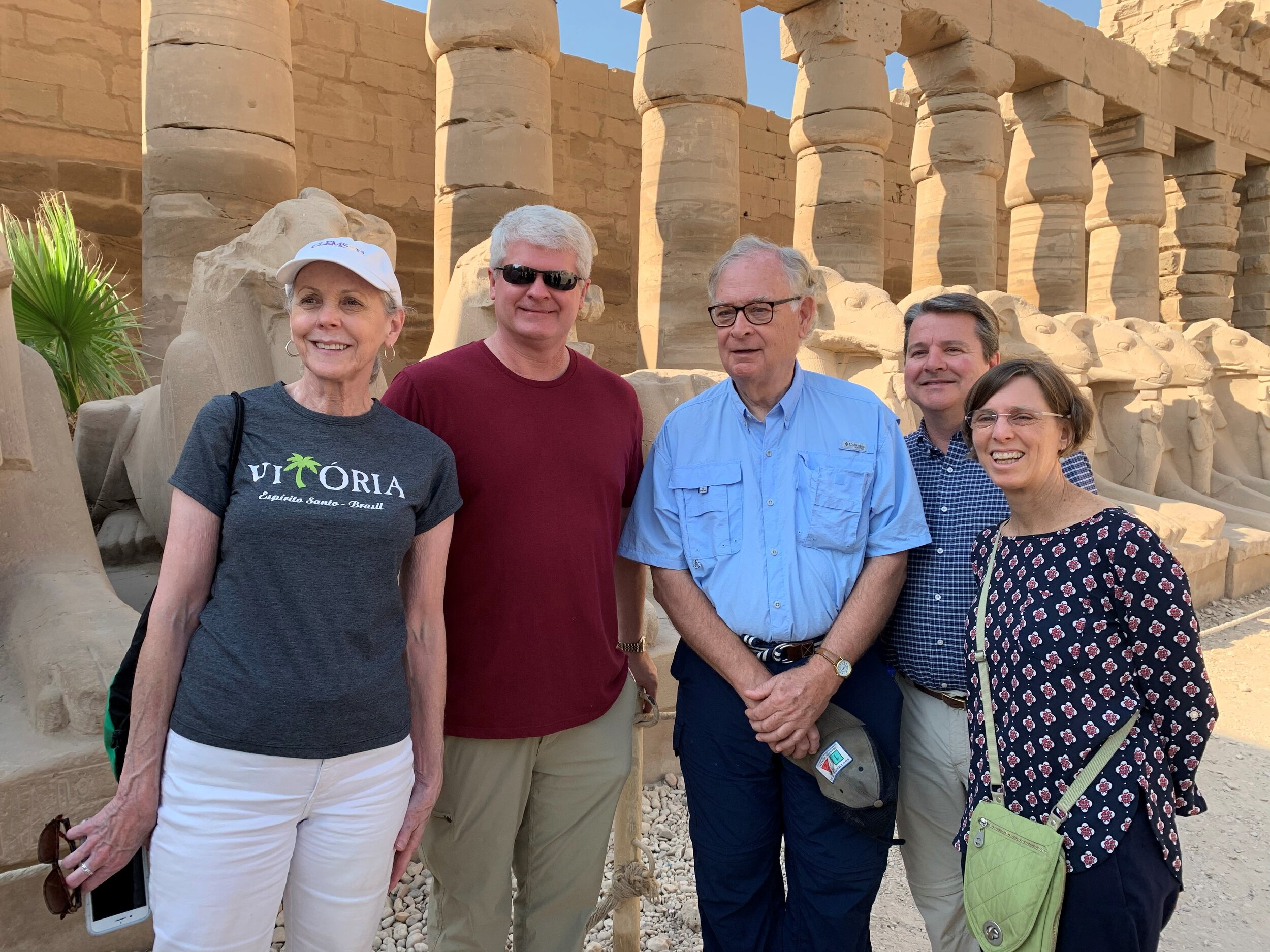  Our five team members from FPC Greenville, SC (Jocelyn Williams, Brian Stewart, Alexander Patrick, Eric and Heather Swofford), had the chance to meet with their two sister-churches while in Cairo 