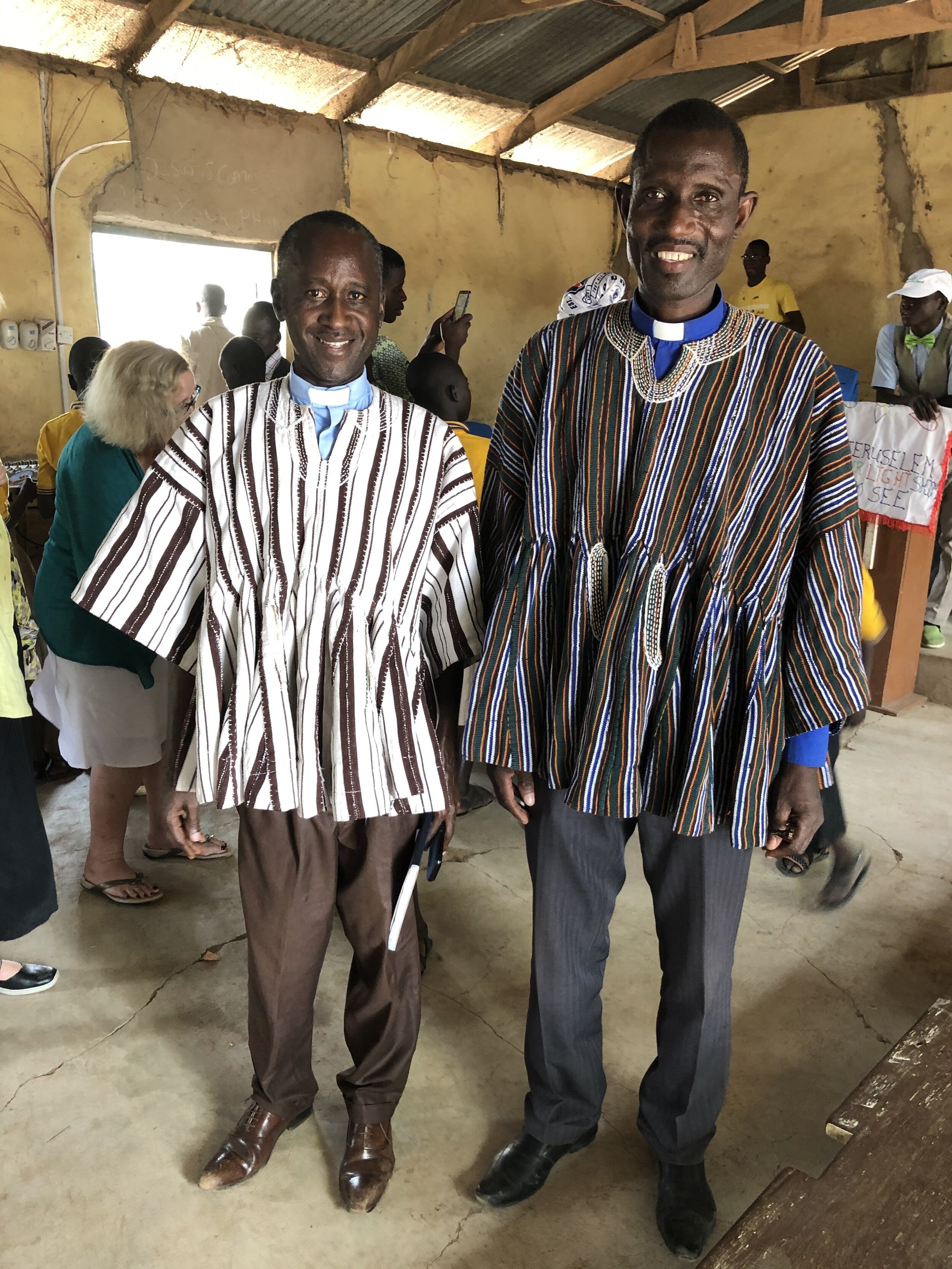 Presbytery Chairman Peter Ziame and Pastor Joseph of Fooshegu Church 