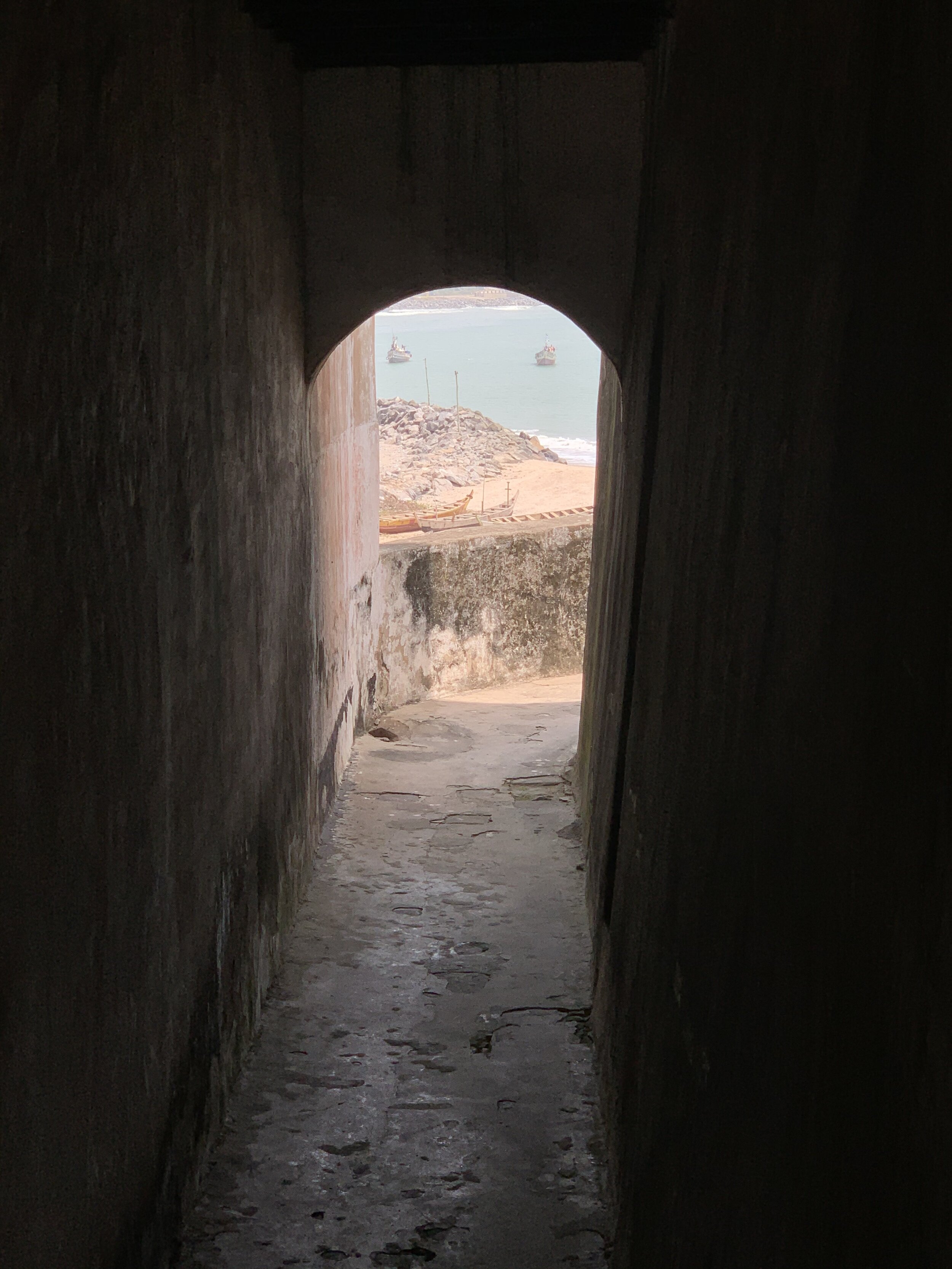  The Door of No Return. From this point, slaves were boarded on boats and began their journey across the Atlantic. 