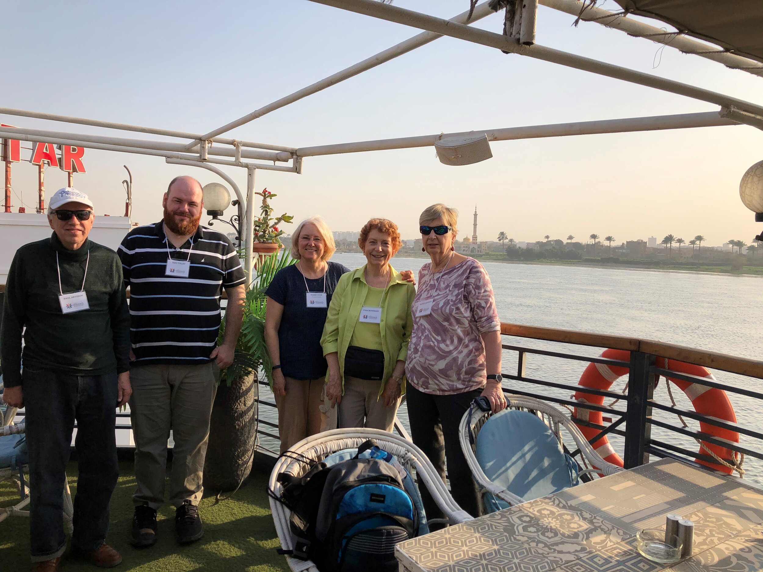 The team on the Nile  