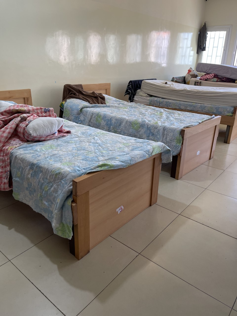  The children at Home of Hope sometimes act out their emotional upheaval in destructive ways such as breaking their beds. These new ones (which Outreach helped to secure) have fared well—-the staff encouraged each child to help build their own with t